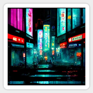 Neon Tokyo Sticker